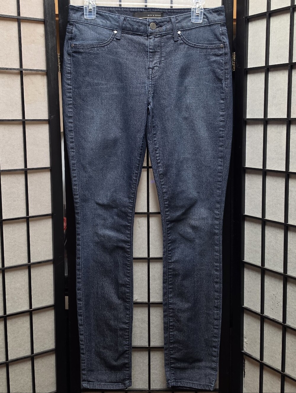 👖 Rich And Skinny Dark Wash Skinny Stretch Jeans Size 28 Or 4